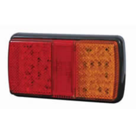 Durite 0-300-50 4 Function LED Rear Combination Lamp - Stop/Tail/Direction Indicator/Reflex Reflector - 12/24V PN: 0-300-50